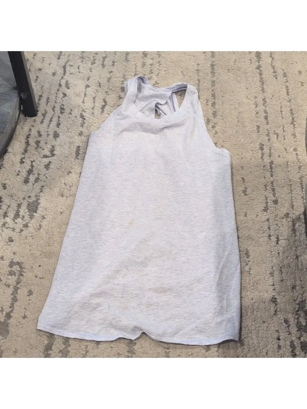 Lululemon All Tied Up Tank Heathered Cool Breeze